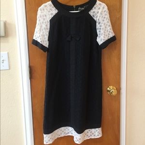 Black and white dress